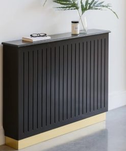 Antrasit Gold Detaylı Petek Önü Dresuar  - 112 cm