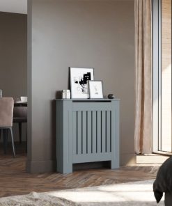 Dikey Izgara Antrasit Kalorifer Petek Önü Kaplama - 78 cm