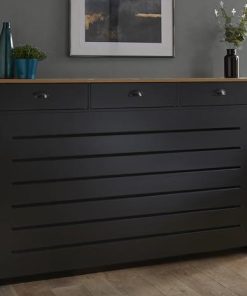 Elyric 150 cm Siyah Çekmeceli Petek Kaplama